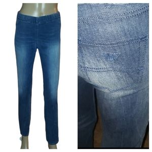 Armani Exchange 28 stitched faux back pockets pull on stretchy jeans dreamy fit